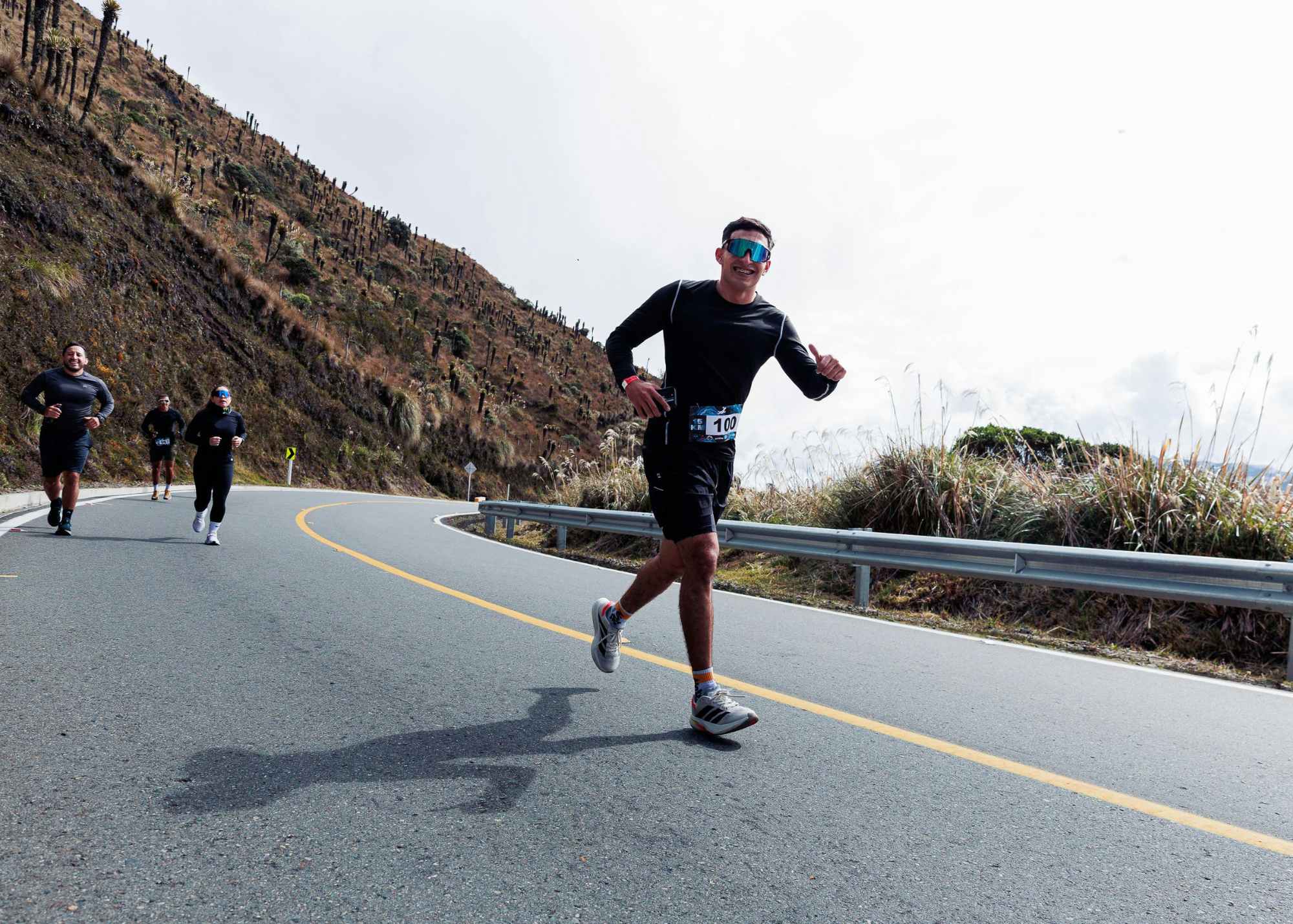 Parabolic pacing swimming example